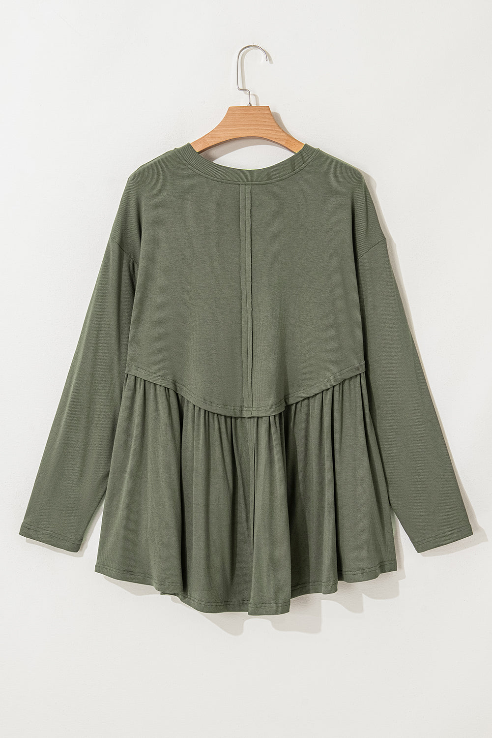 Mist Green Knitted Babydoll PLUS