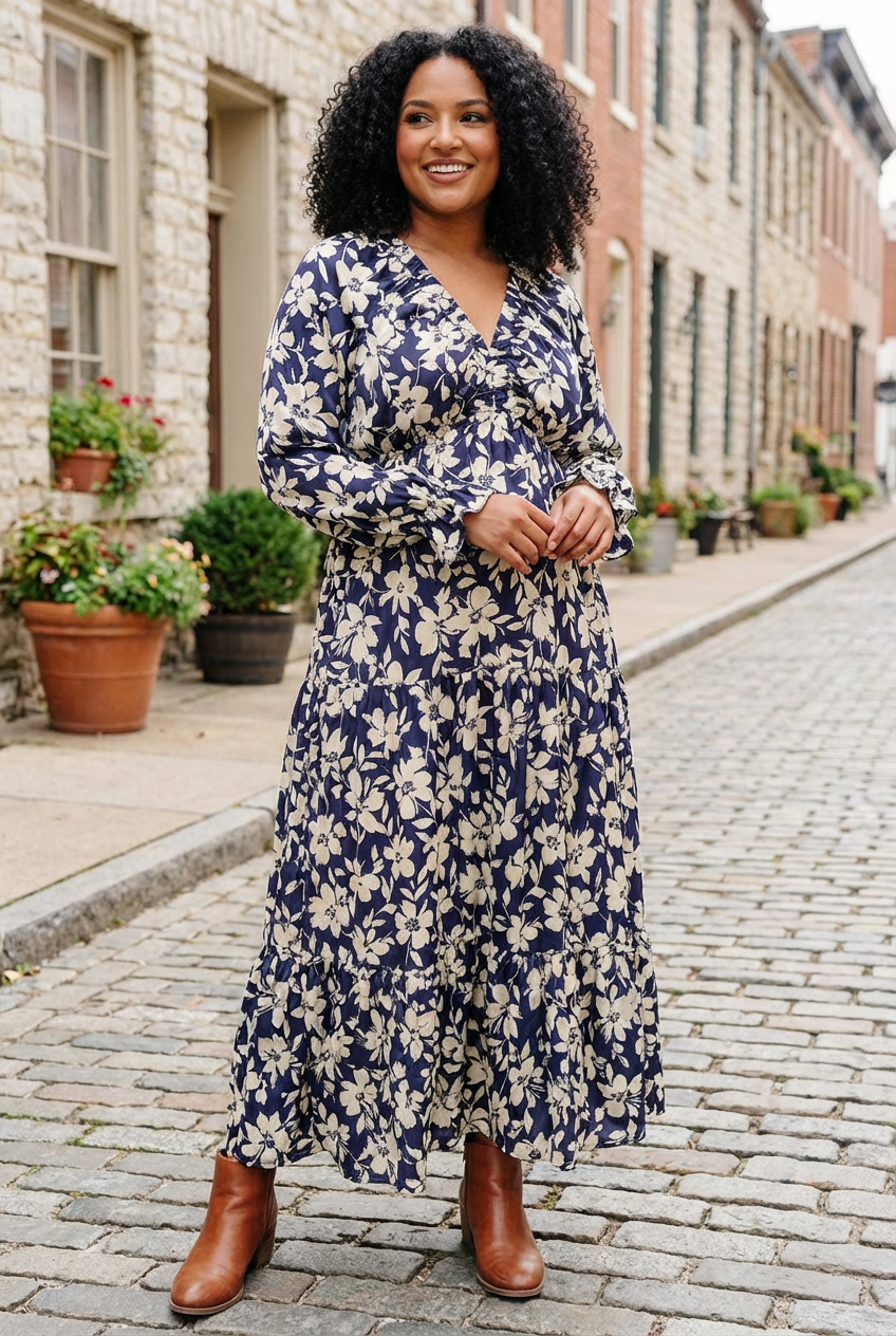 Blue Orchid Romance Maxi