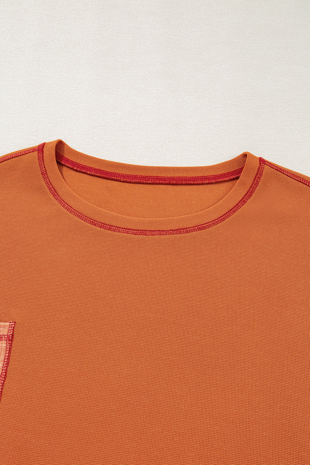Textured Color Block Patchwork Top