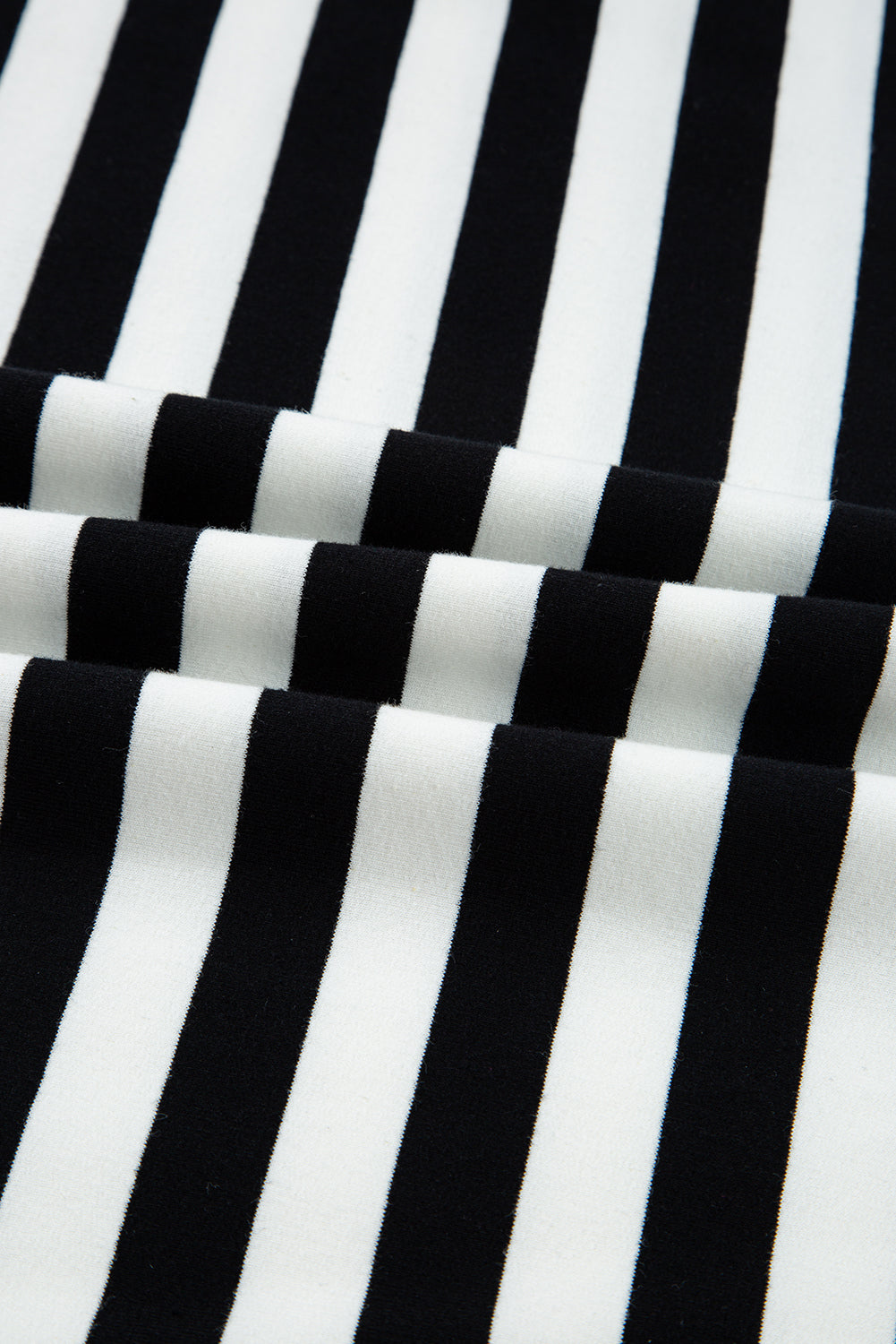 Black Stripe Color Block Edge Pullover and Shorts PLus Size Set