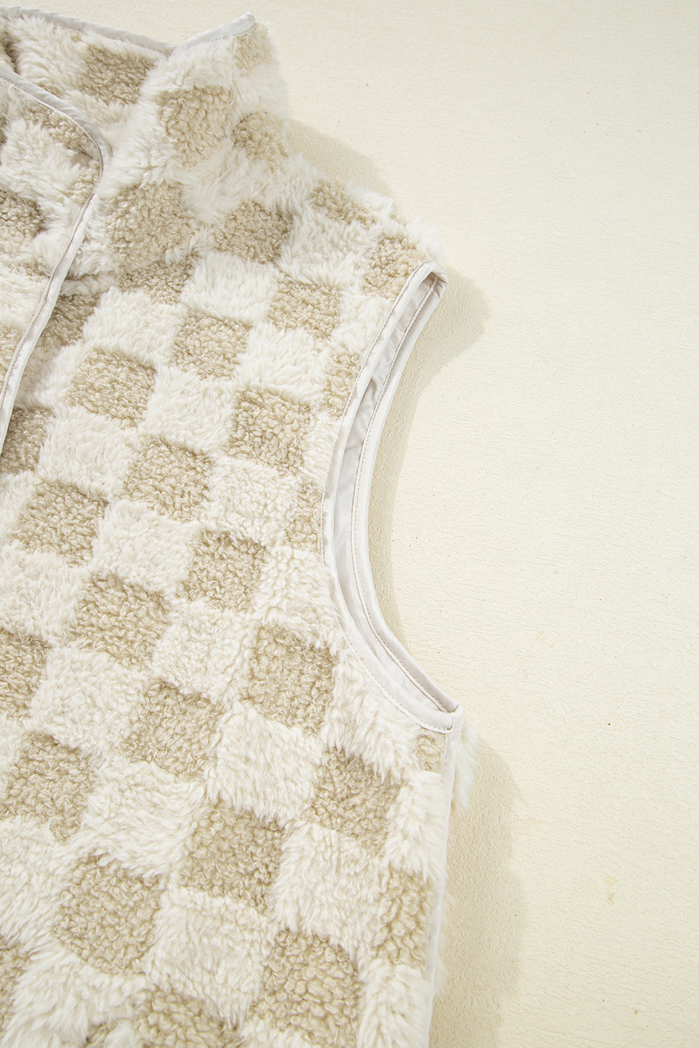Sherpa Checkered Vest