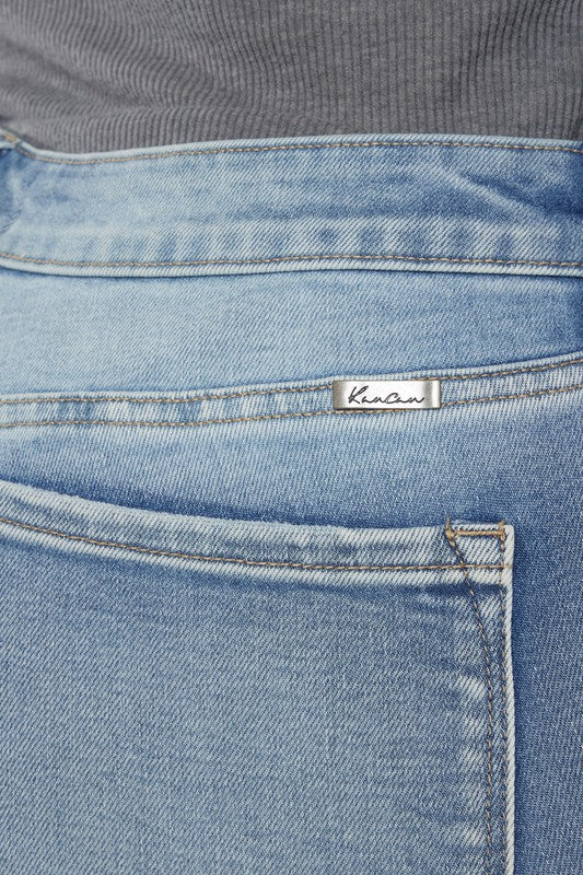 KanCan Mid Rise Y2K Medium Wash Bootcut Jeans PLUS