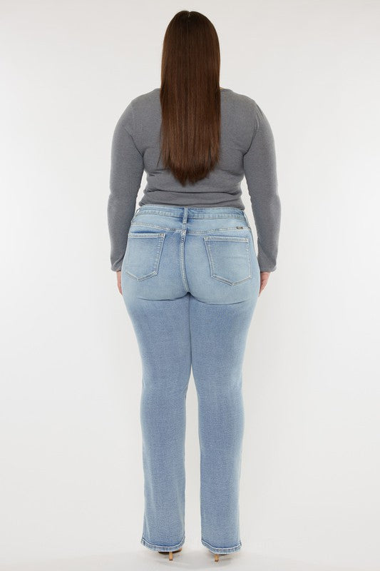 KanCan Mid Rise Y2K Medium Wash Bootcut Jeans PLUS