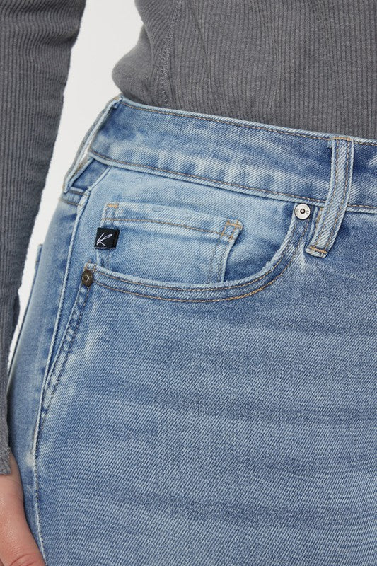 KanCan Mid Rise Y2K Medium Wash Bootcut Jeans PLUS