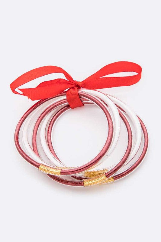 Go, Team Go! Glitter Bracelet Set
