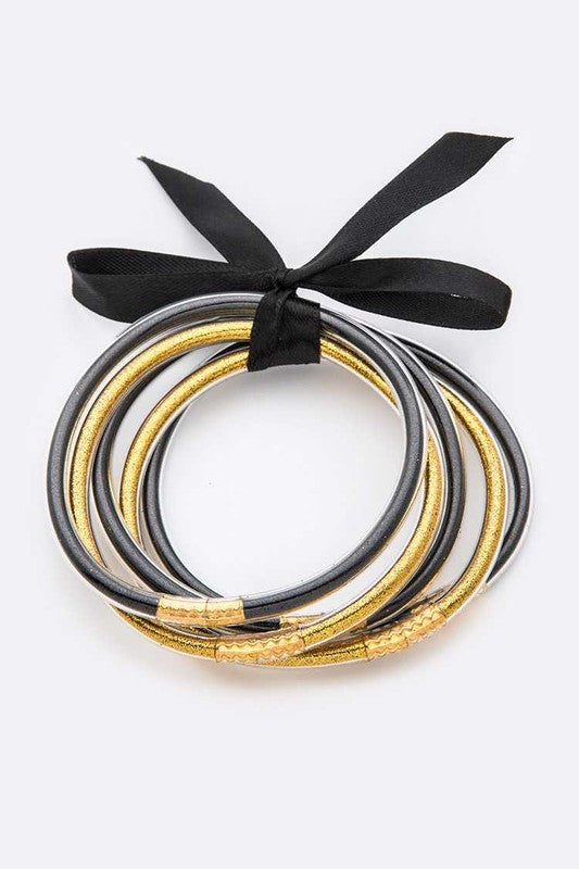 Go, Team Go! Glitter Bracelet Set