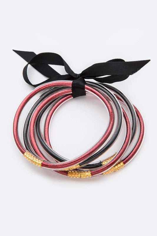 Go, Team Go! Glitter Bracelet Set