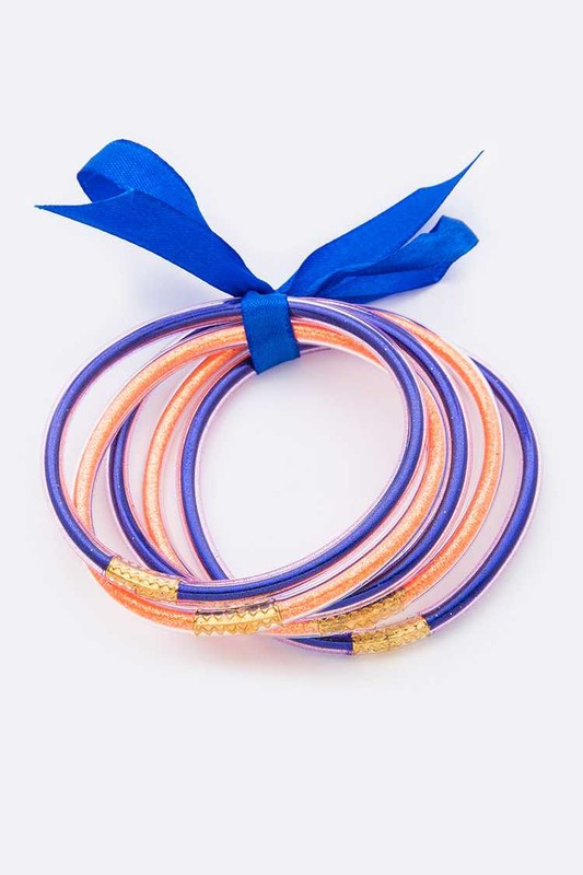 Go, Team Go! Glitter Bracelet Set