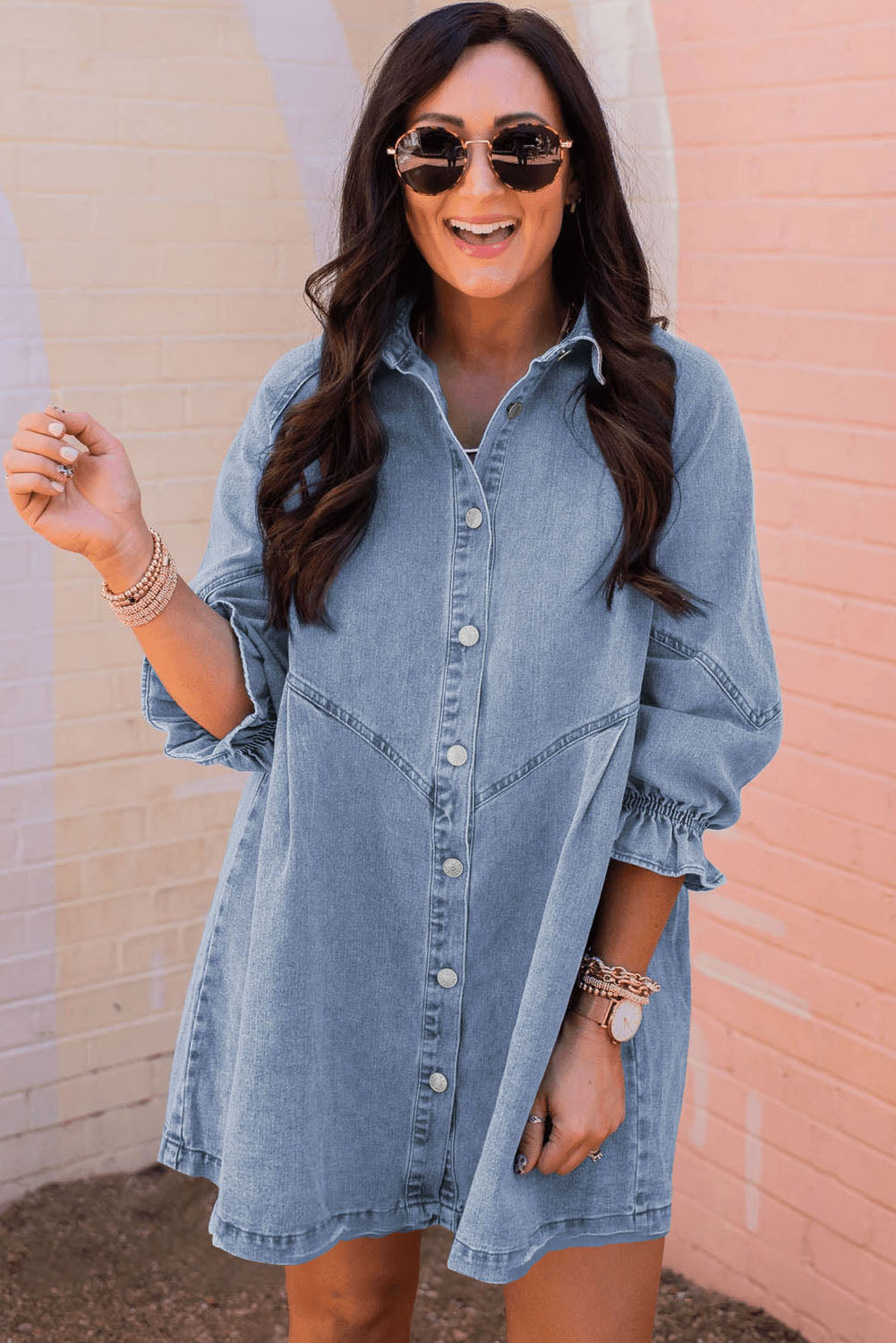 The Little Blue Denim Dress