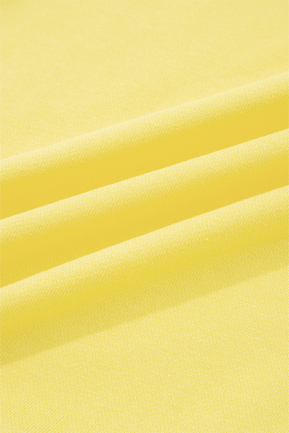 Yellow Puff Sleeve Pullover and Wide Leg Pants Set