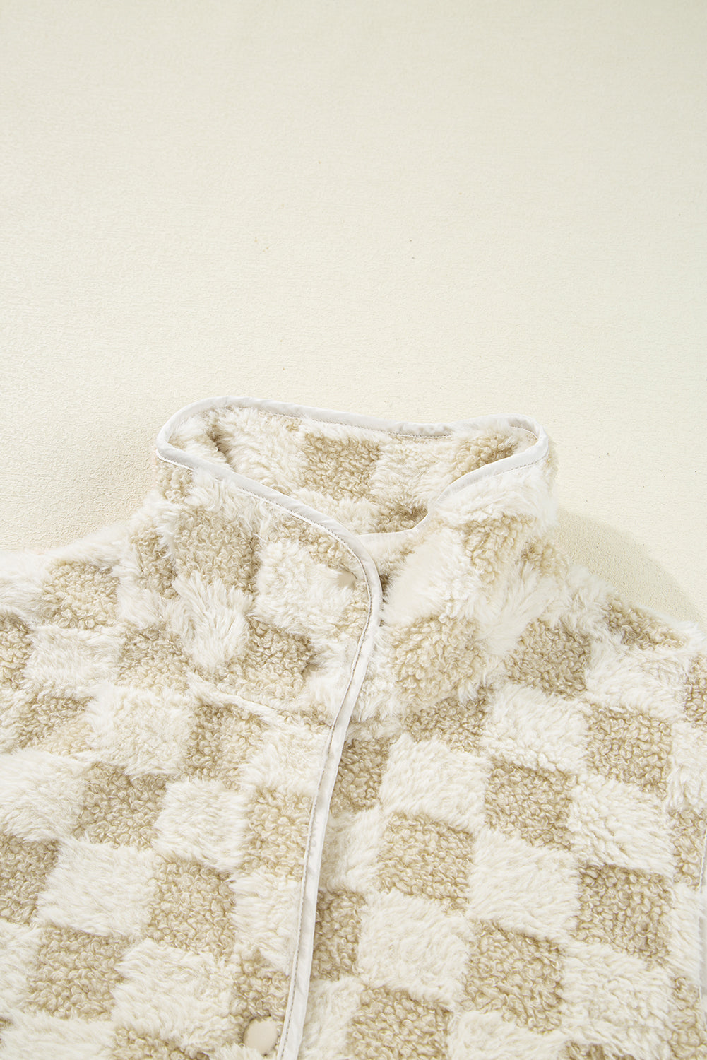 Sherpa Checkered Vest