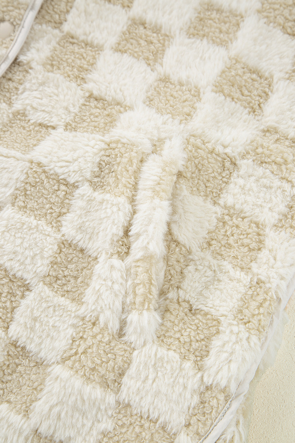 Sherpa Checkered Vest