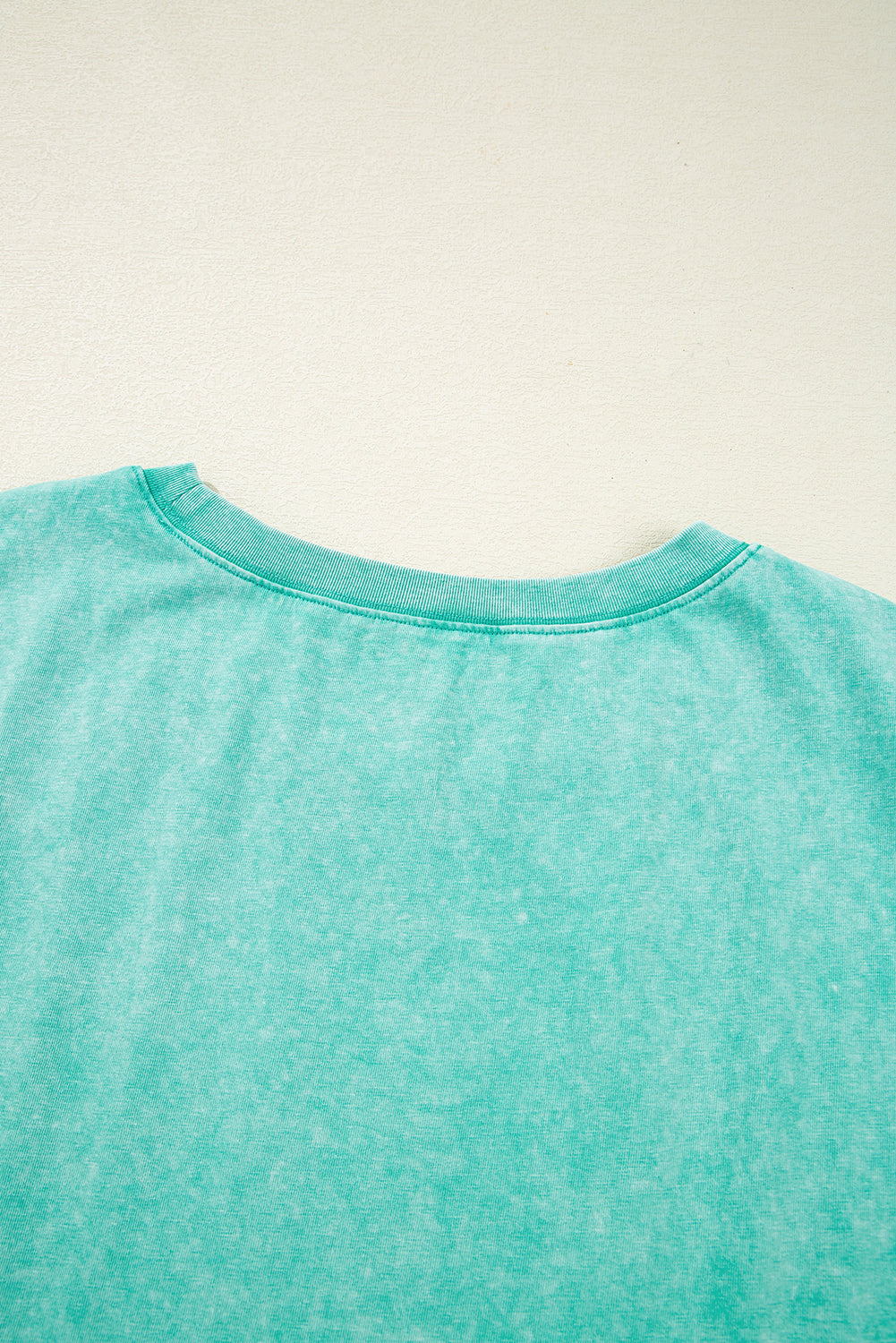 Clearly Aqua Mineral Wash Pocketed T-shirt Long Dress