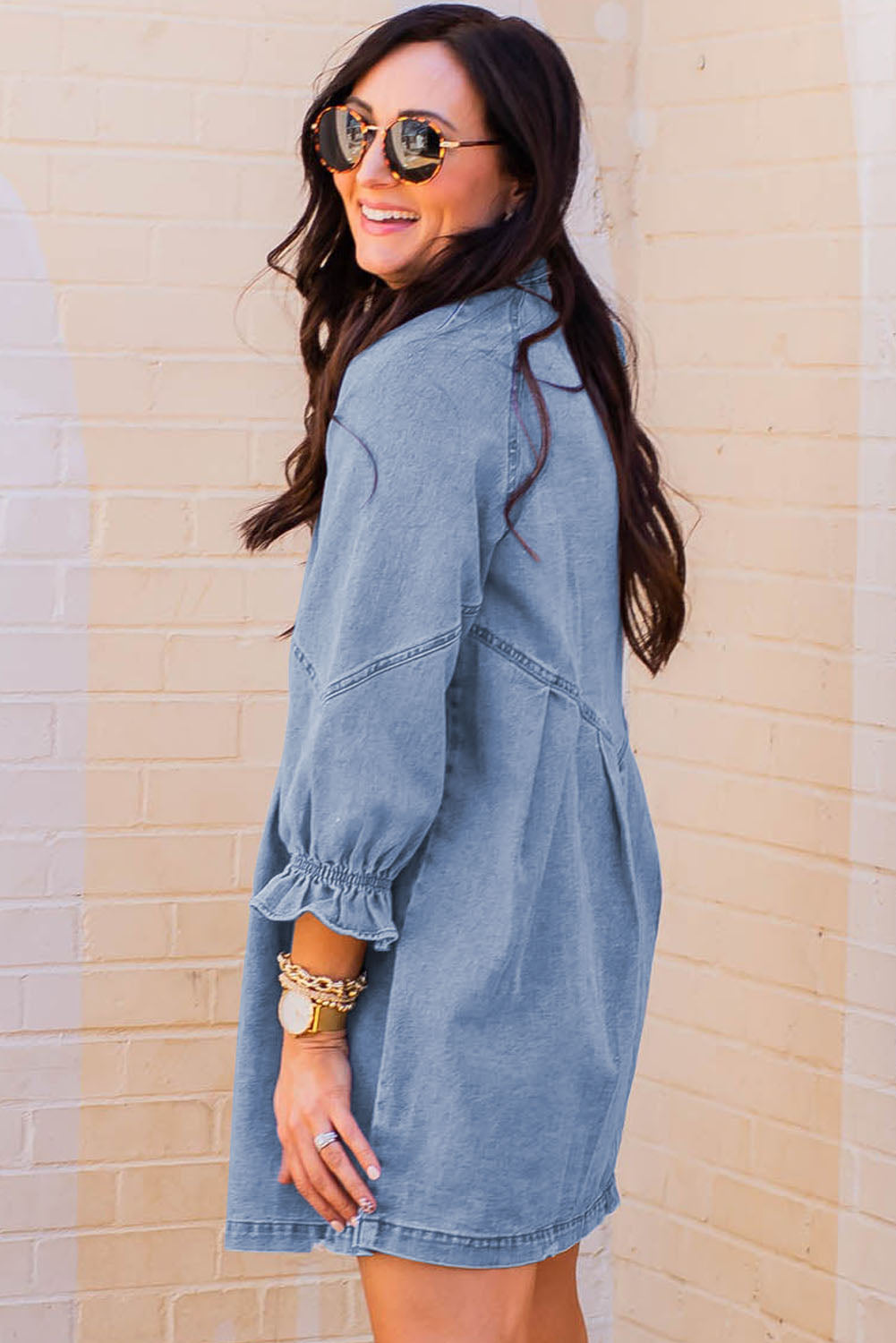 The Little Blue Denim Dress