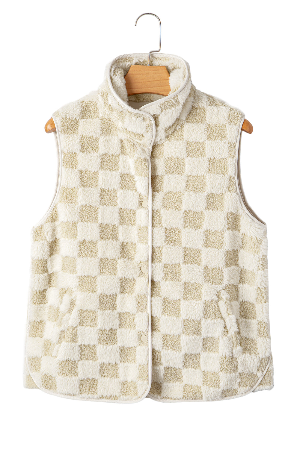 Sherpa Checkered Vest