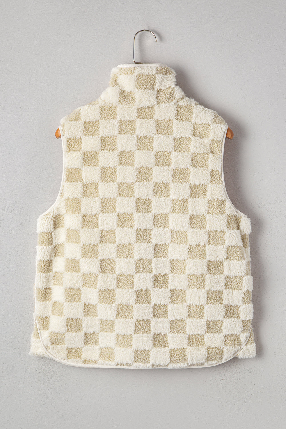 Sherpa Checkered Vest