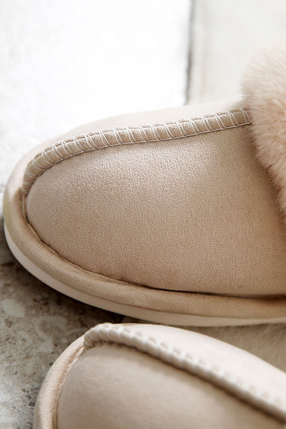 Cozy Nights Faux Suede Plush Lined Slippers