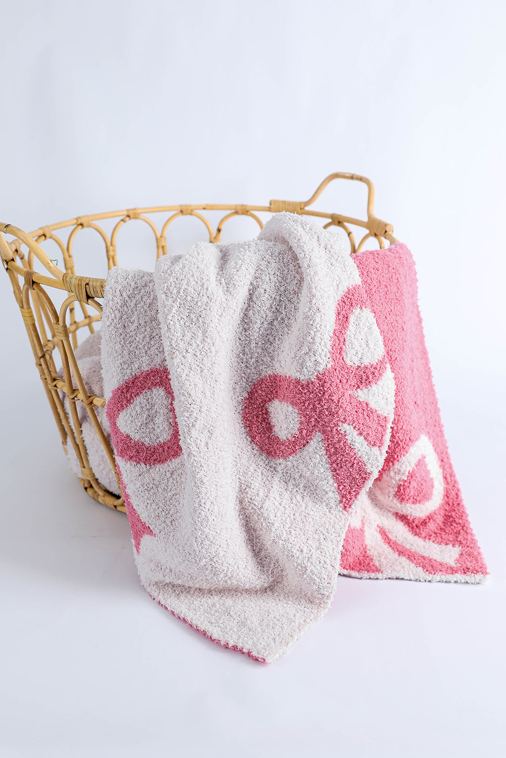 Pink Bow Cozy Blanket