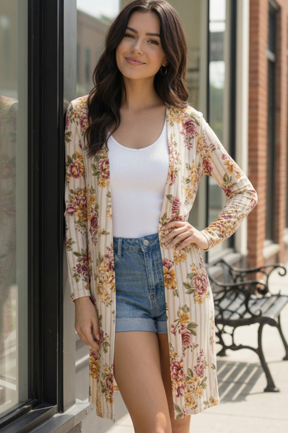 Wildflower Whispers Long Cardigan