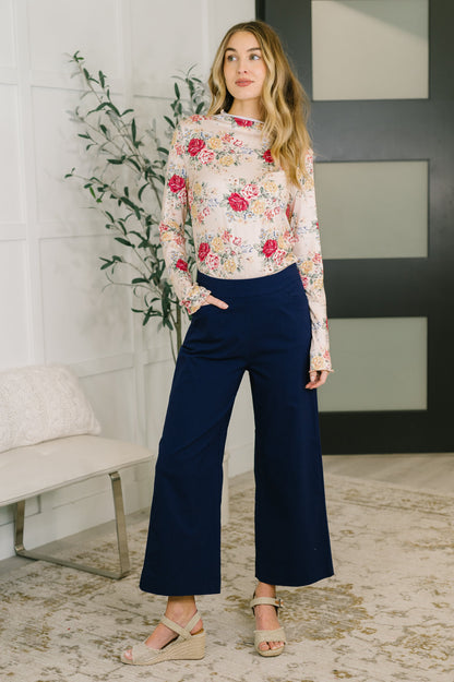Direction to Perfection High Neck Long Sleeve Top