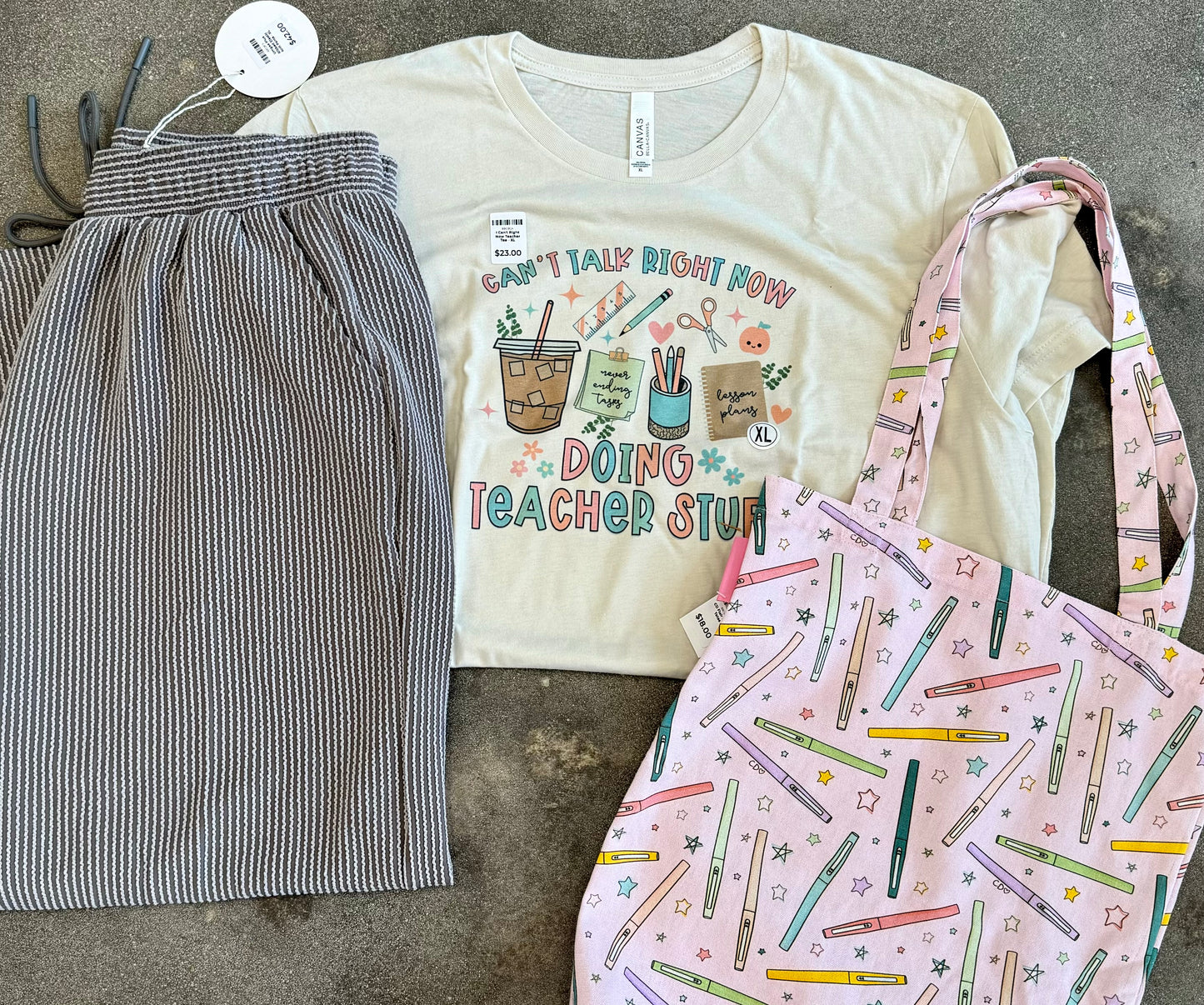 Can’t Talk Right Now Teacher Tee