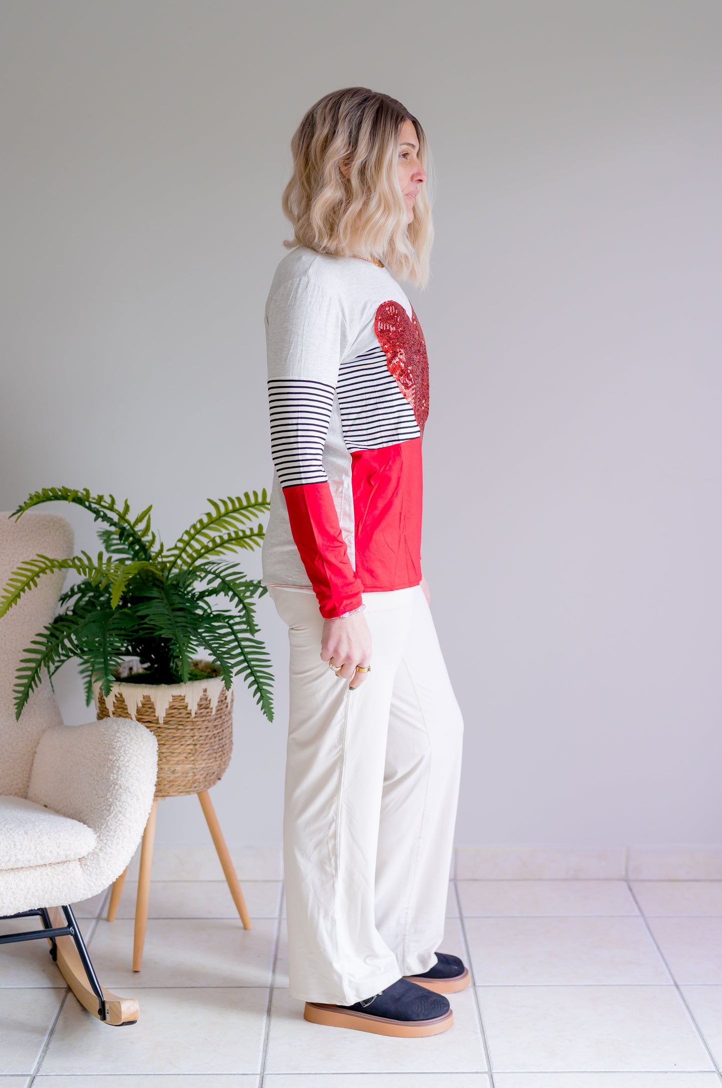 Heartfelt Colorblock Long Sleeve