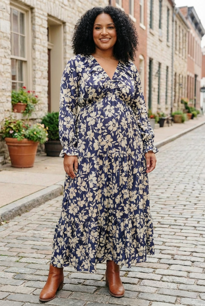 Blue Orchid Romance Maxi