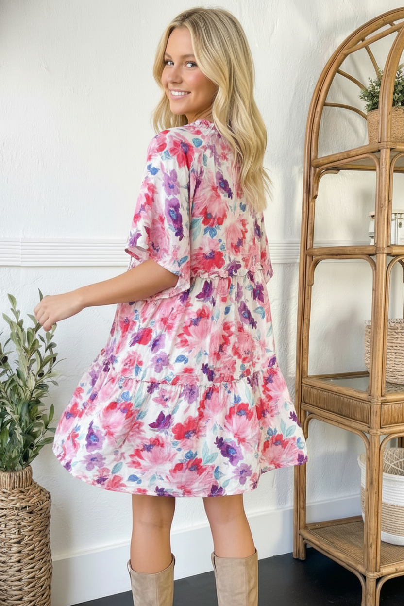 Petal Parade Tiered Dress