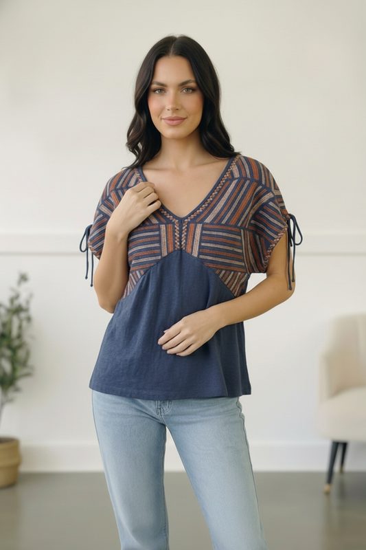 Midnight Mesa Boho Top
