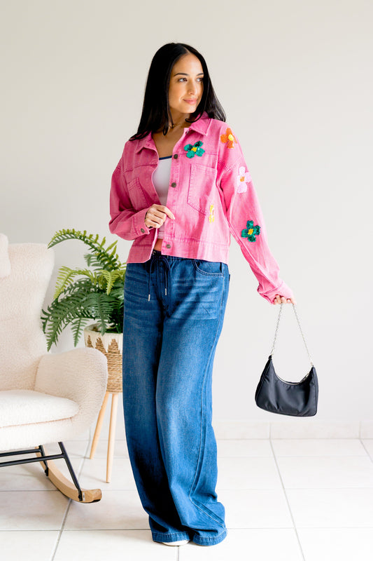 Sequin Petal Pop Jacket