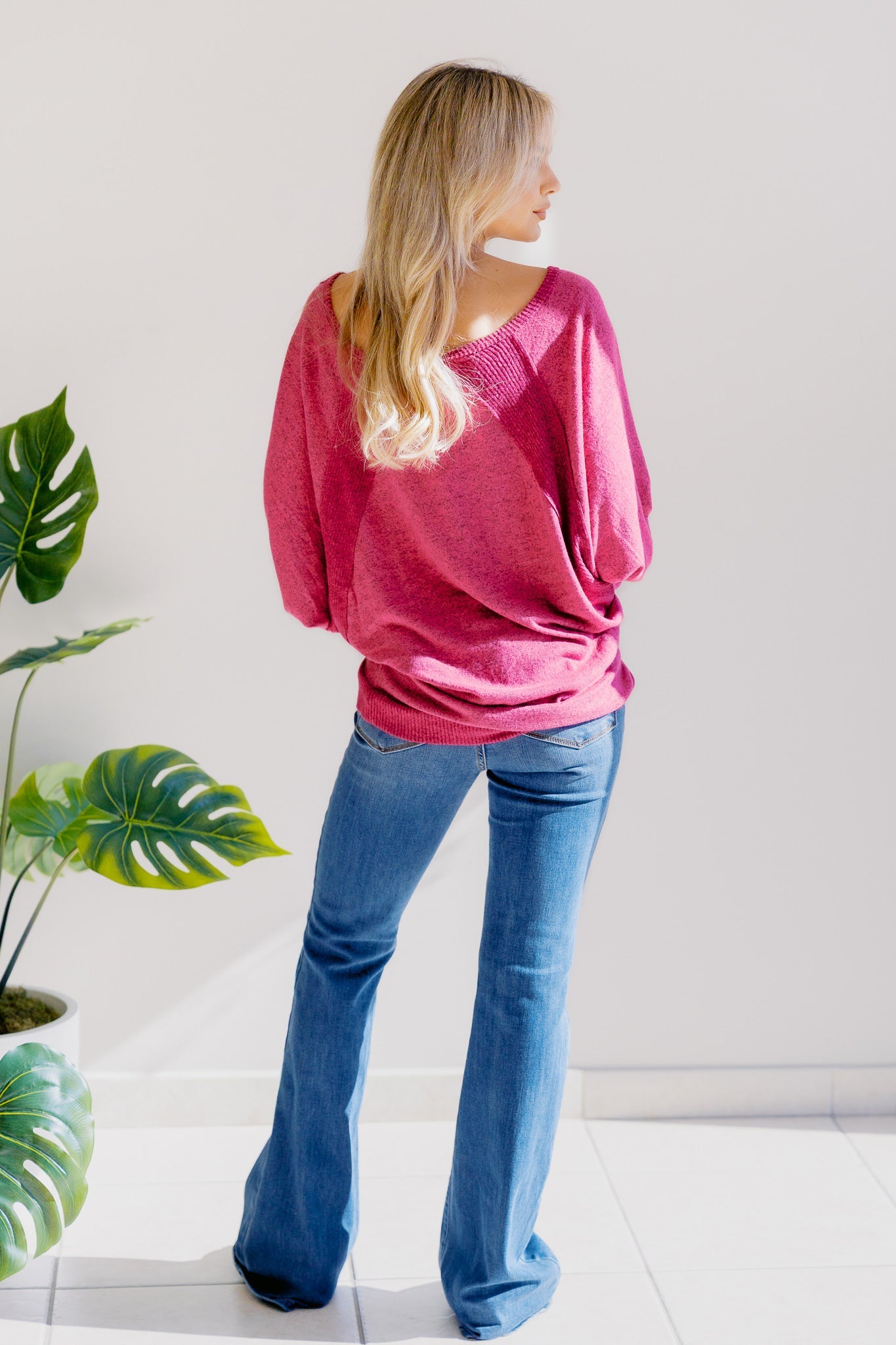 Aurora Blush Knit Pullover