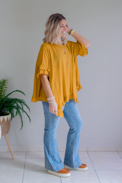 Mean Mr. Mustard Bell Sleeve