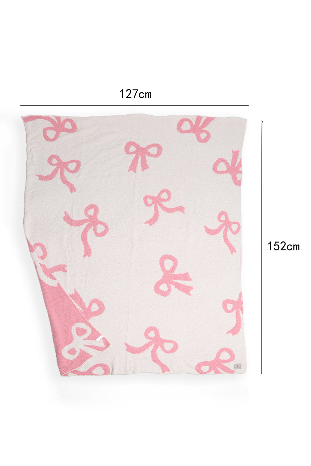 Pink Bow Cozy Blanket