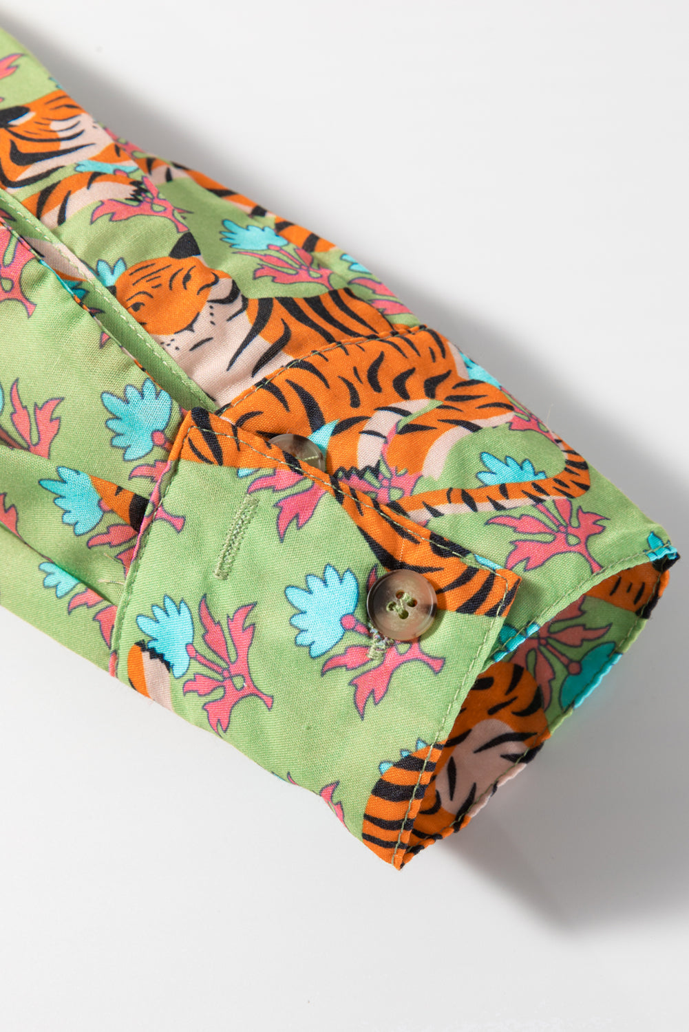 Tiger Floral Printed Shirt