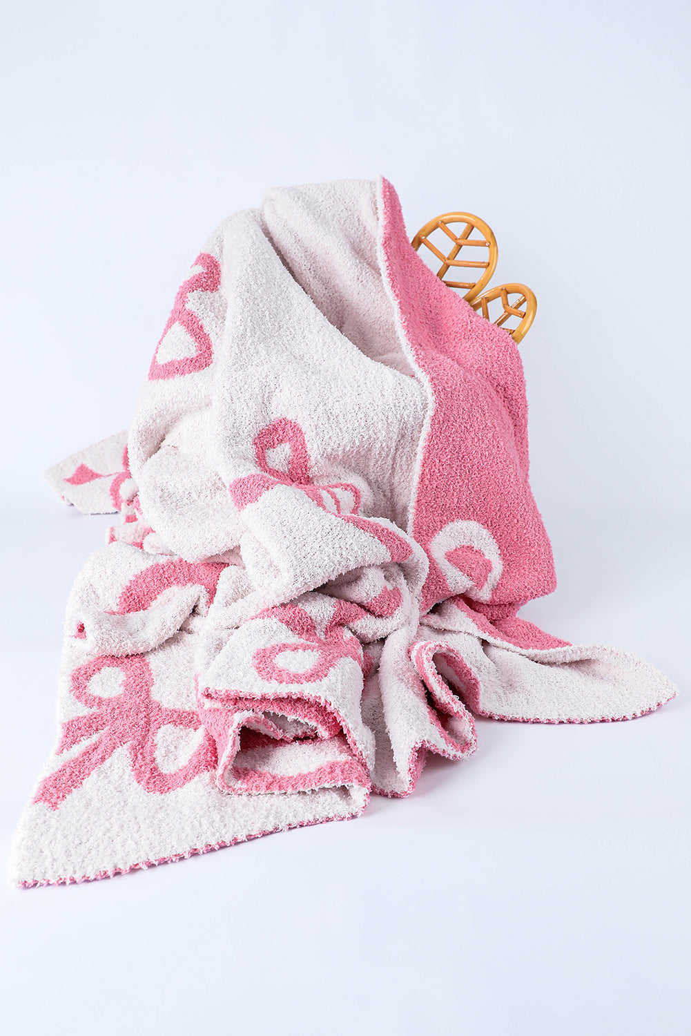 Pink Bow Cozy Blanket