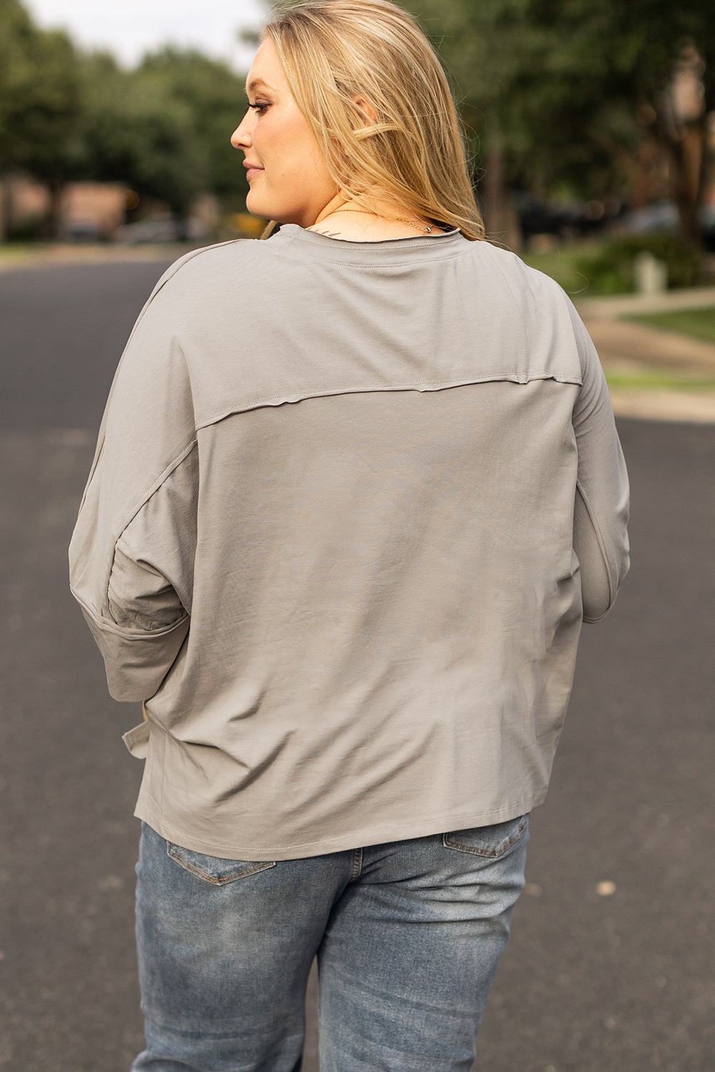 Starburst Grey Top PLUS