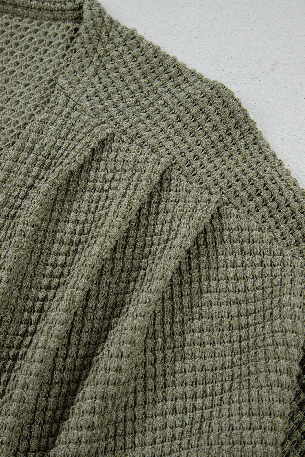 Waffle Knit Cardigan