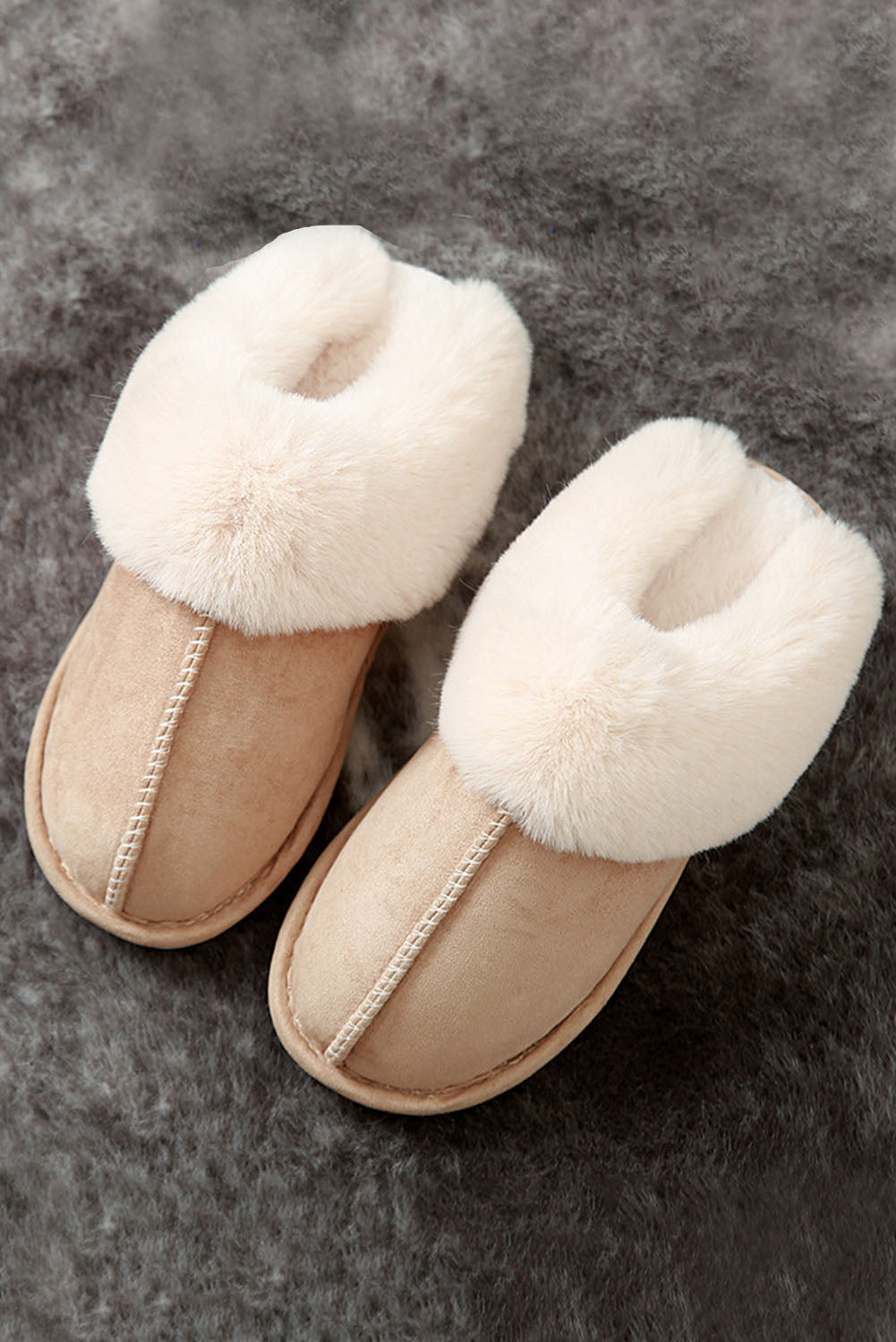 Cozy Nights Faux Suede Plush Lined Slippers