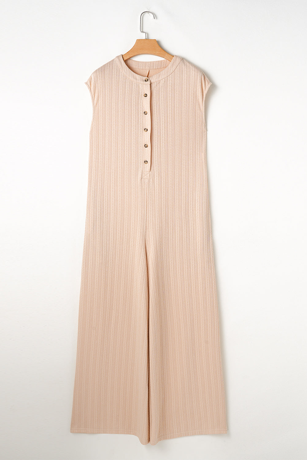 Smoke Gray Wide Leg Sleeveless Jumpsuit