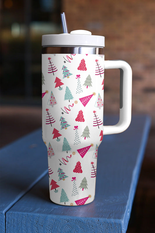 Deck The Halls 40oz Tumbler WHITE