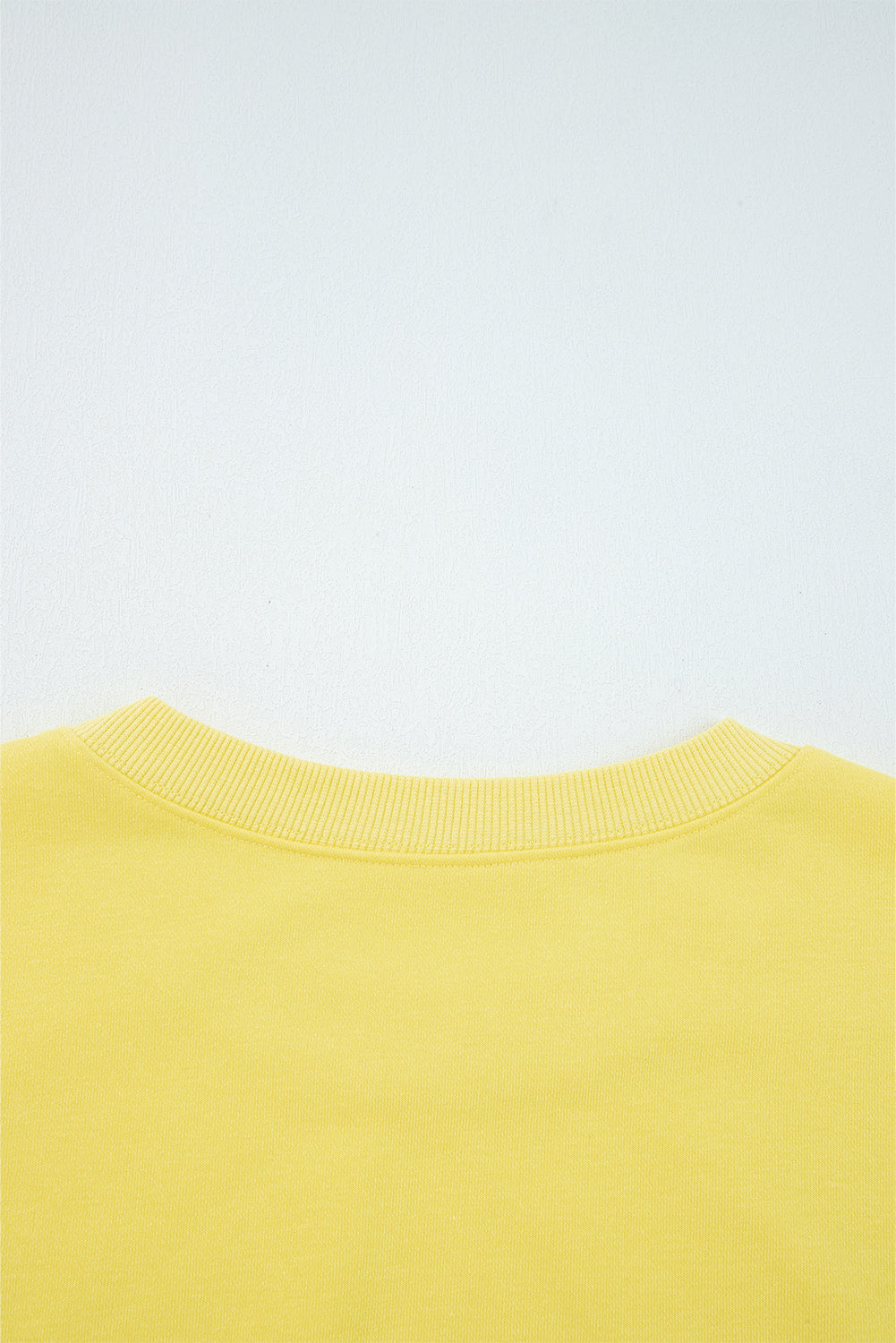 Yellow Puff Sleeve Pullover and Wide Leg Pants Set