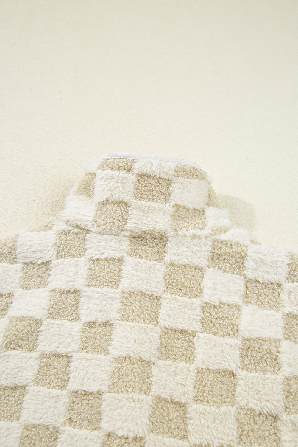 Sherpa Checkered Vest