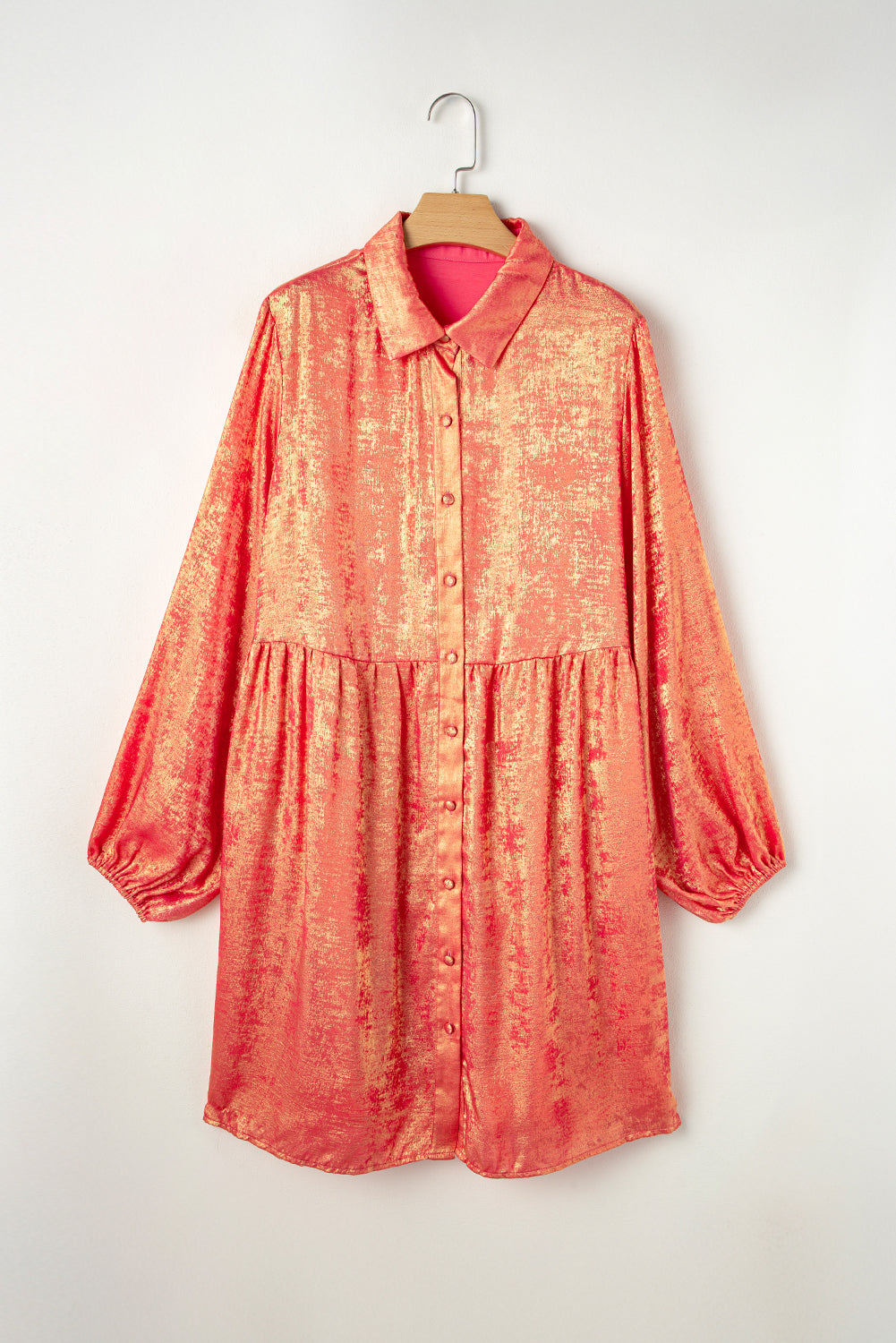 Peach Blossom Mini Dress PLUS