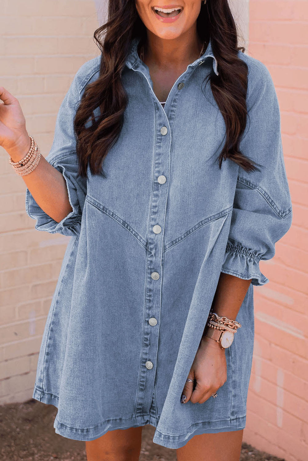 The Little Blue Denim Dress